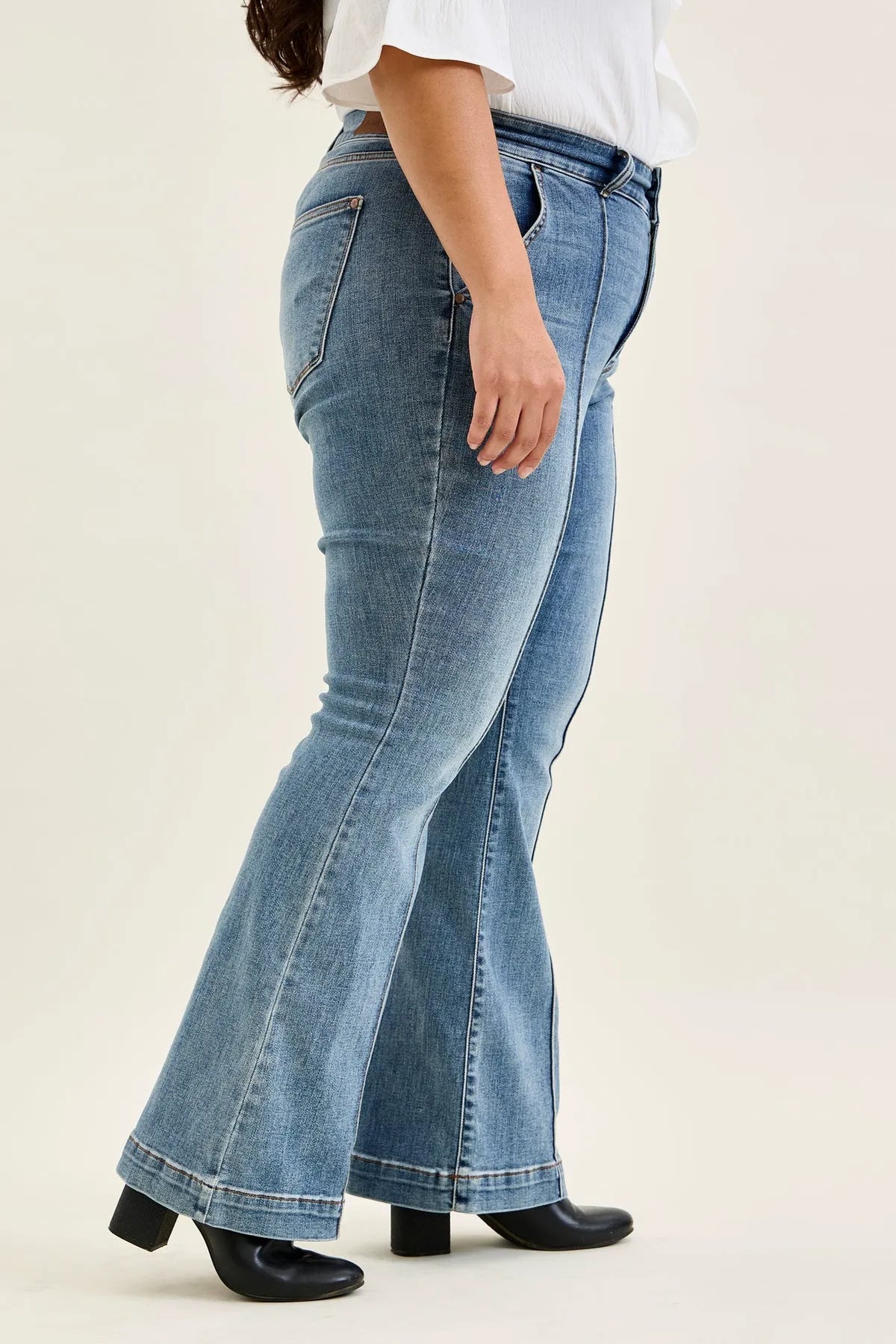 Charlotte Dusty Day Trouser Flare - PLUS