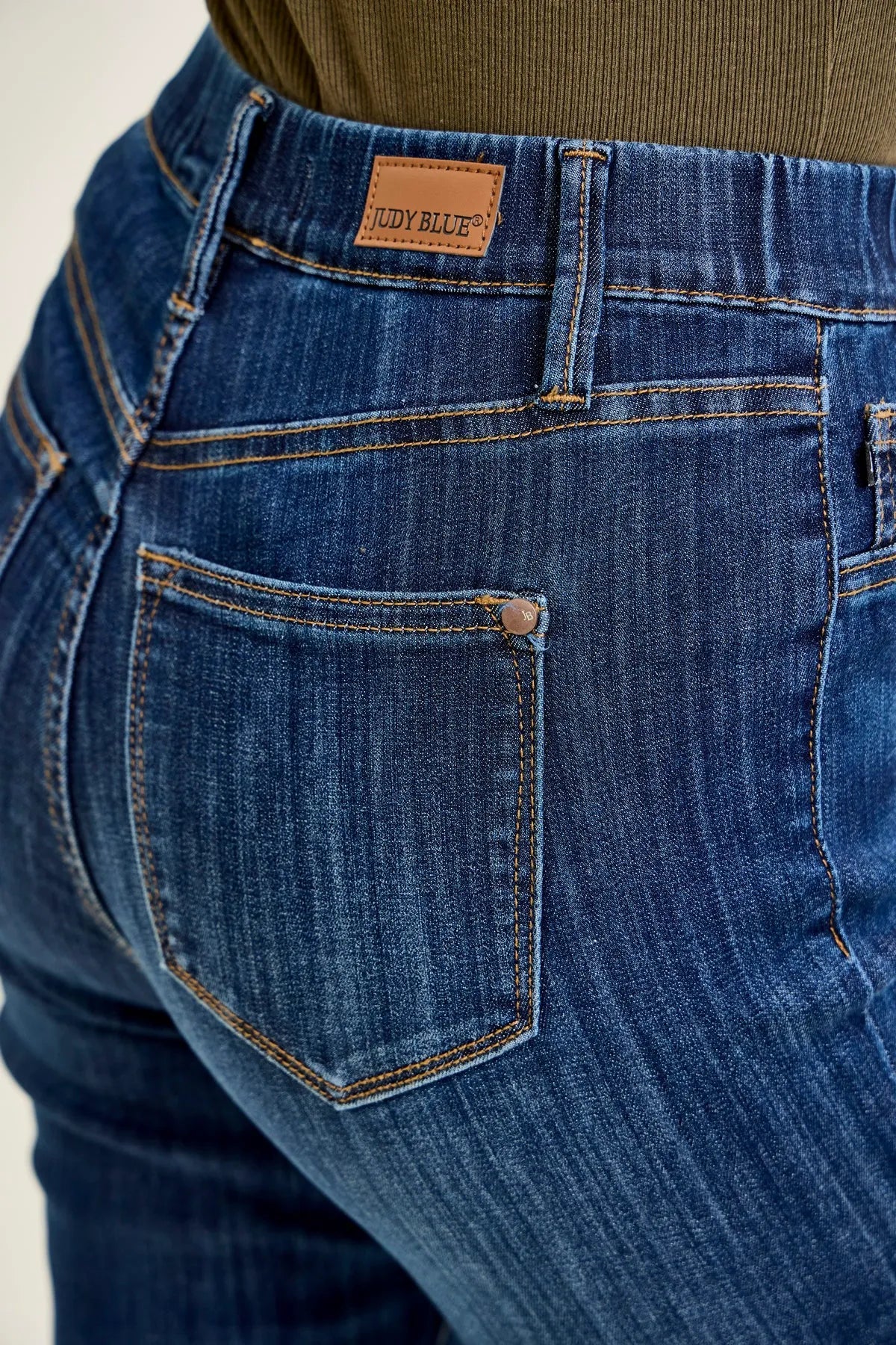 Lara Pull On Double Cuffed Slim Jeans
