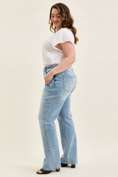 Brett Vintage Scrape Dad Jean - PLUS