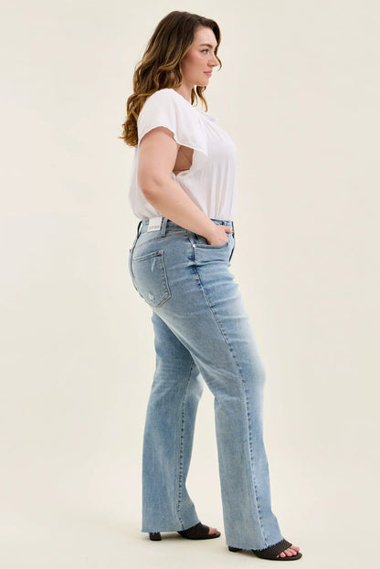 Brett Vintage Scrape Dad Jean - PLUS
