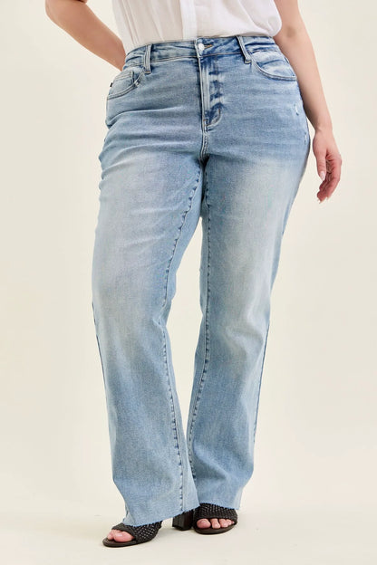 Brett Vintage Scrape Dad Jean - PLUS