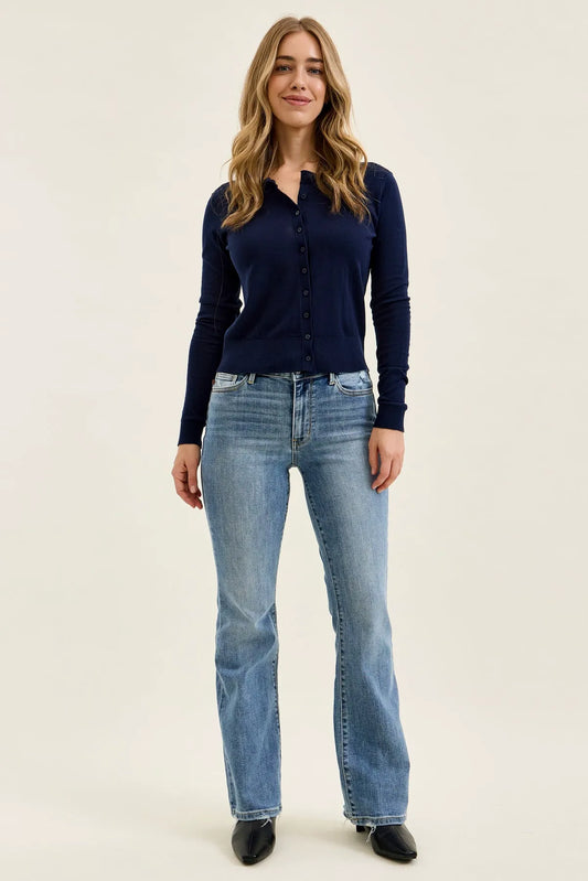 Daisy Vintage Bootcut With Destroy Hem