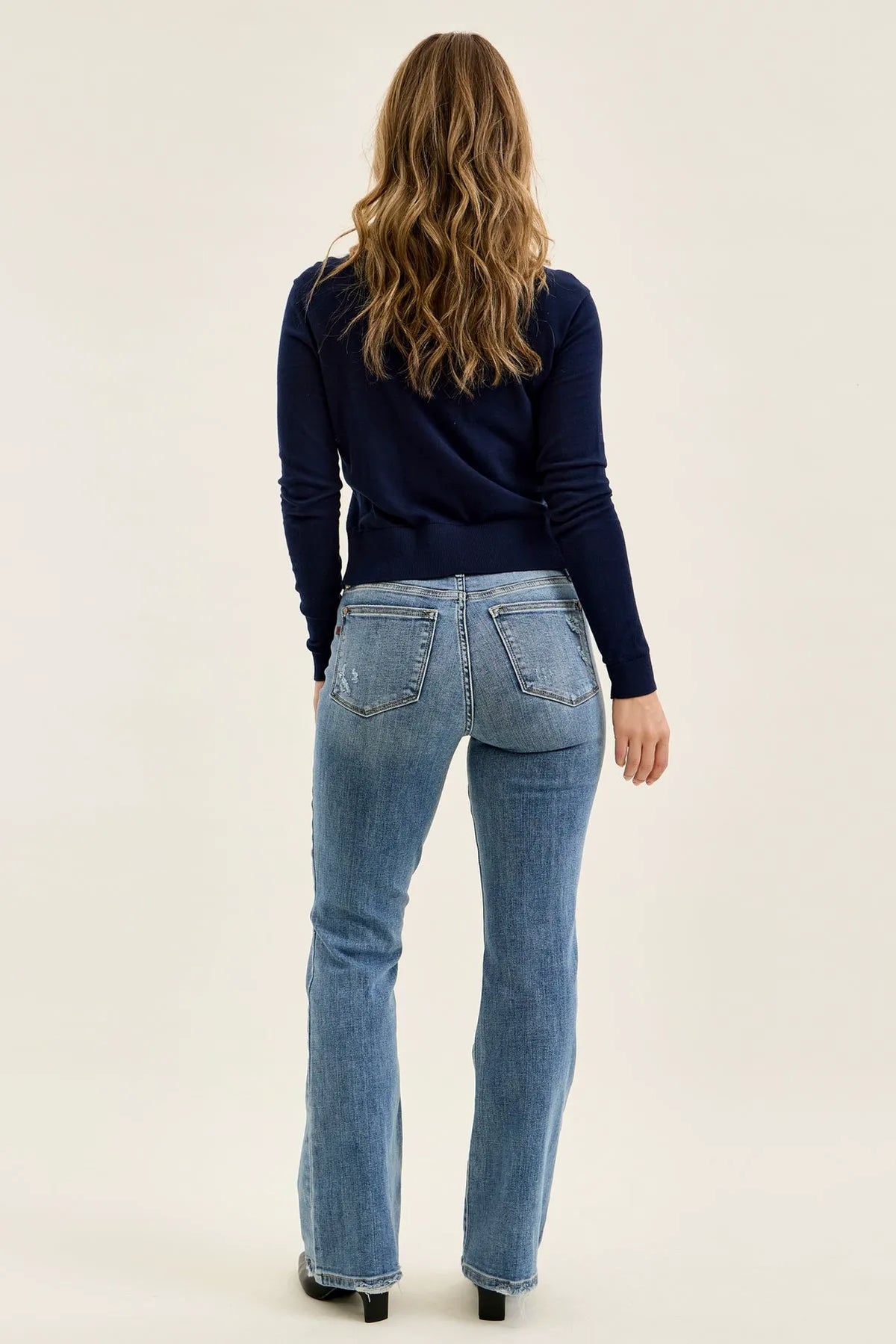 Daisy Vintage Bootcut With Destroy Hem