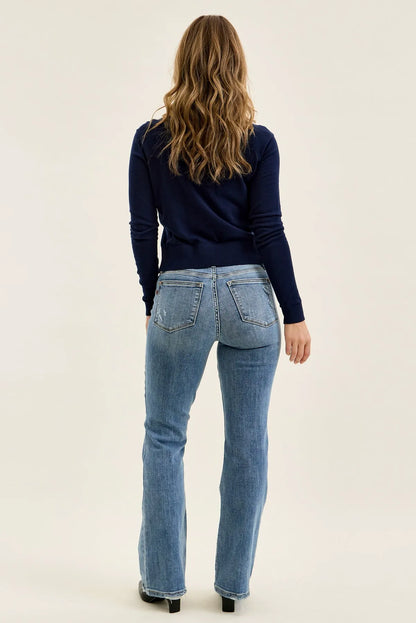 Daisy Vintage Bootcut With Destroy Hem
