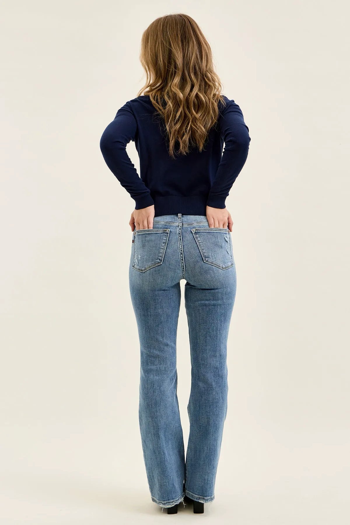 Daisy Vintage Bootcut With Destroy Hem