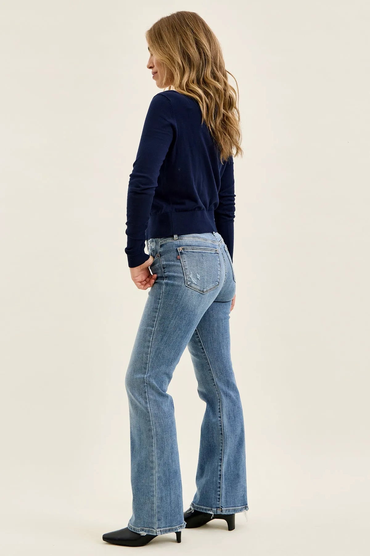 Daisy Vintage Bootcut With Destroy Hem