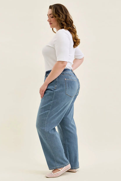 Kimberly Straight Fit (Medium Wash) - PLUS