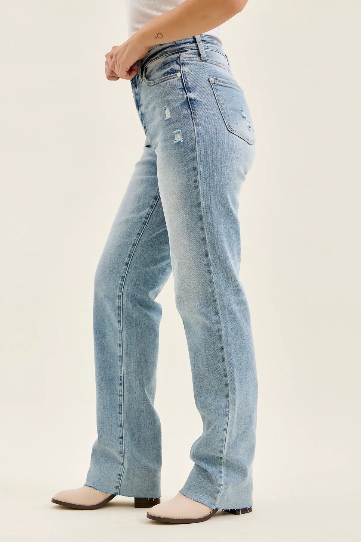 Brett Vintage Scrape Dad Jean