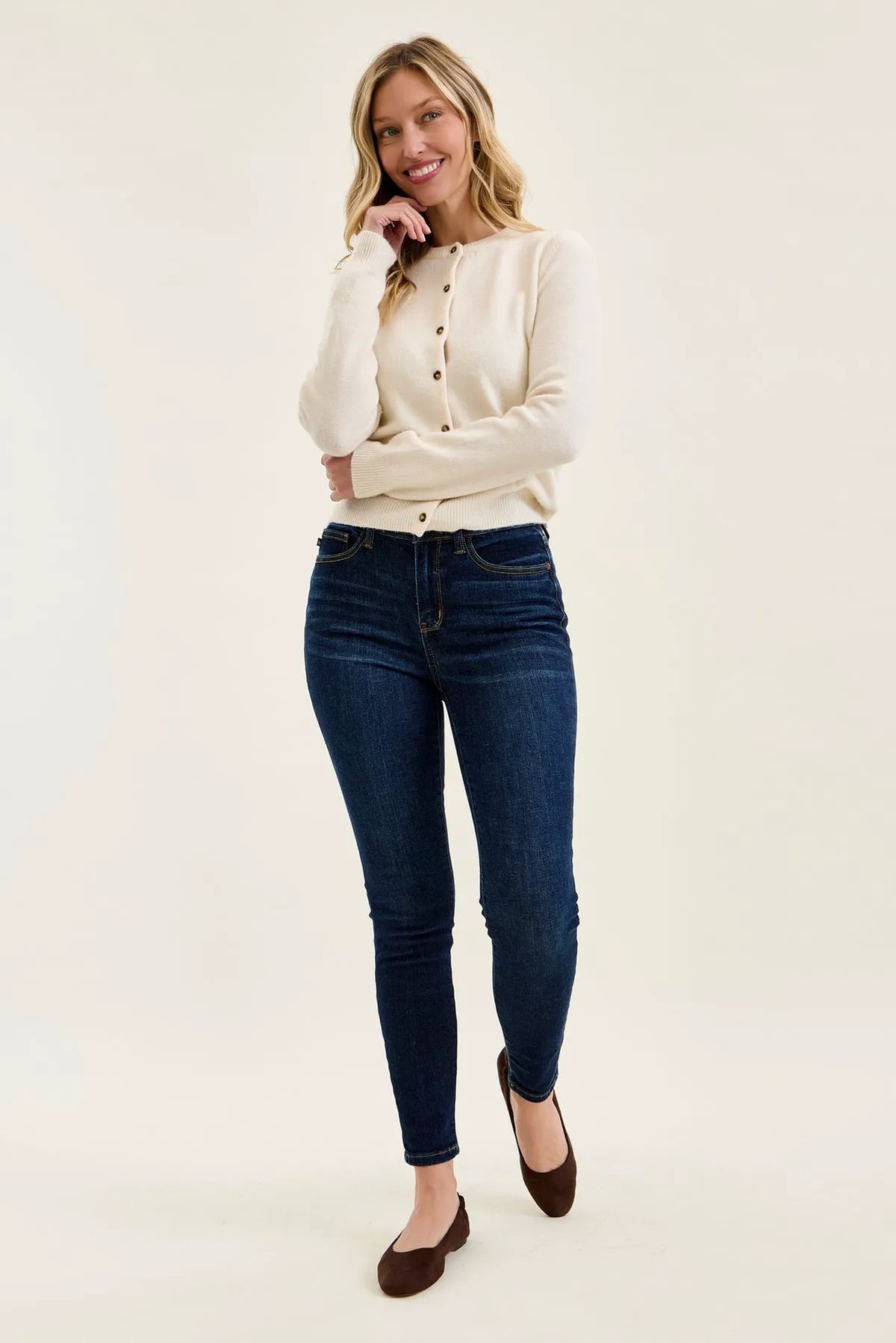 Sienna Handsanding Skinny Jeans