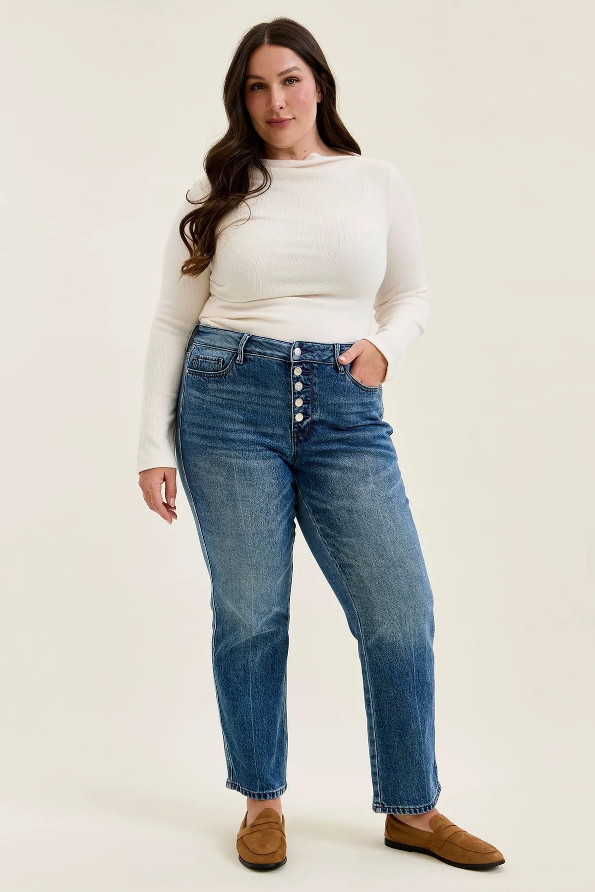 Lara Slim Straight Rigid Magic - PLUS