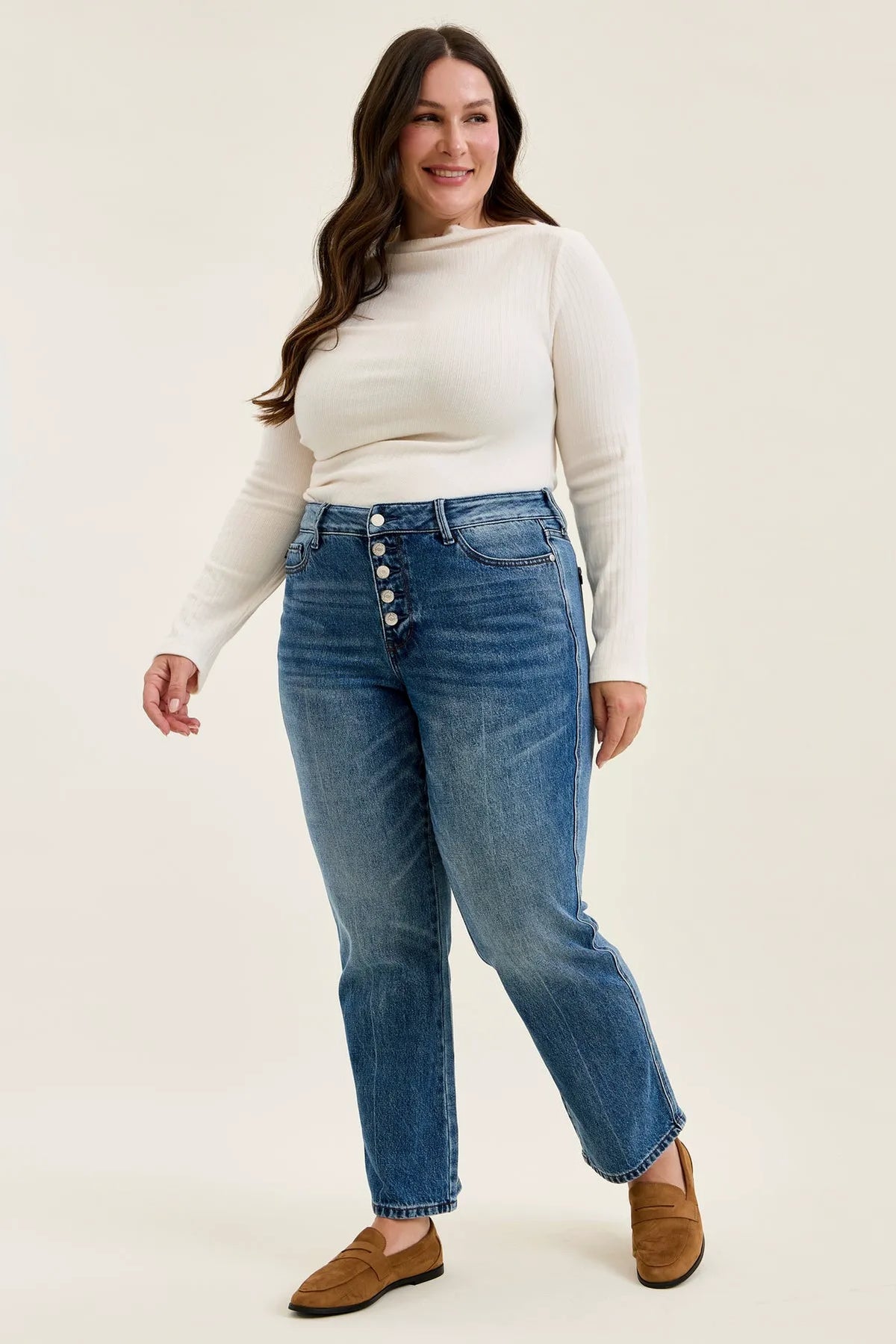 Lara Slim Straight Rigid Magic - PLUS