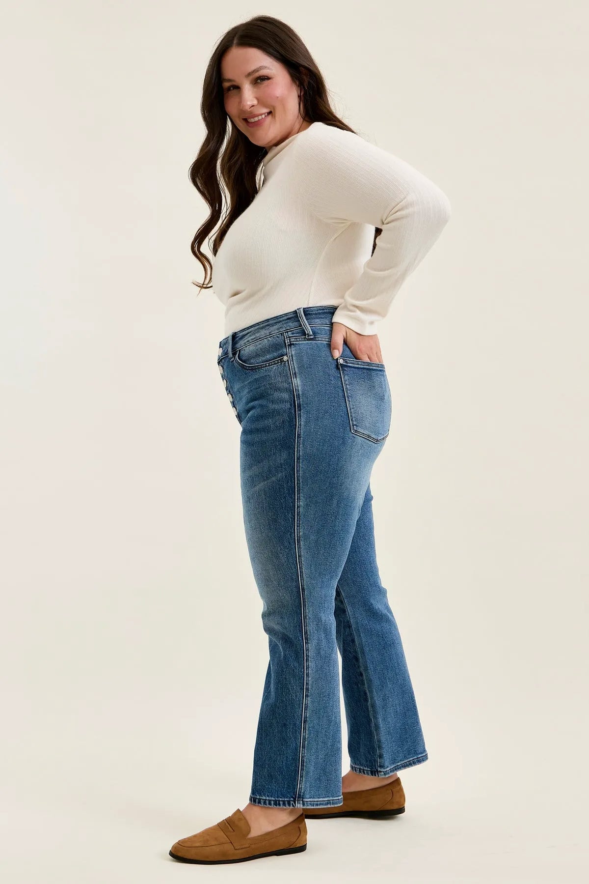 Lara Slim Straight Rigid Magic - PLUS