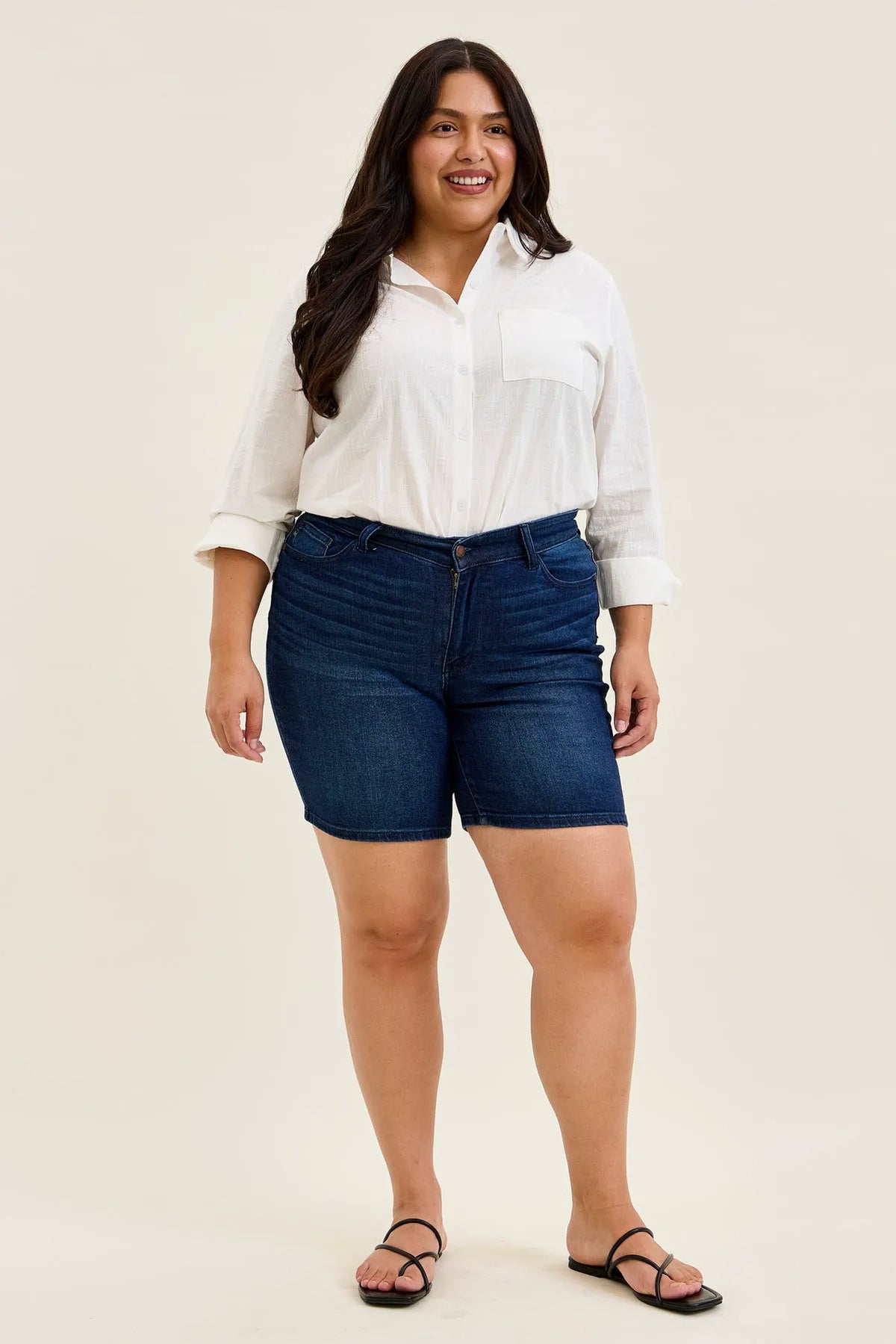 Louisa V-Front Bermuda - PLUS