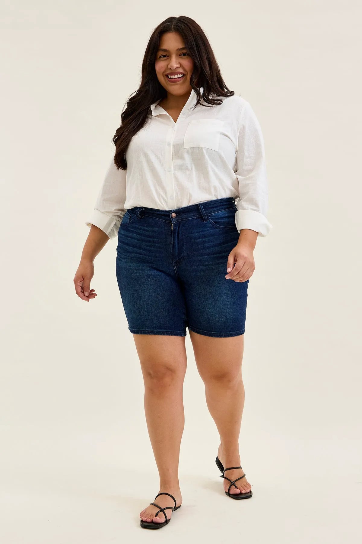 Louisa V-Front Bermuda - PLUS