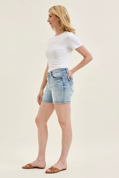 Daryl Vintage Wash Dad Shorts