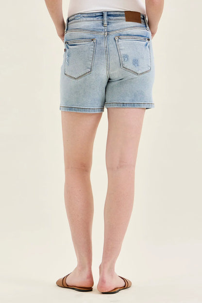 Daryl Vintage Wash Dad Shorts