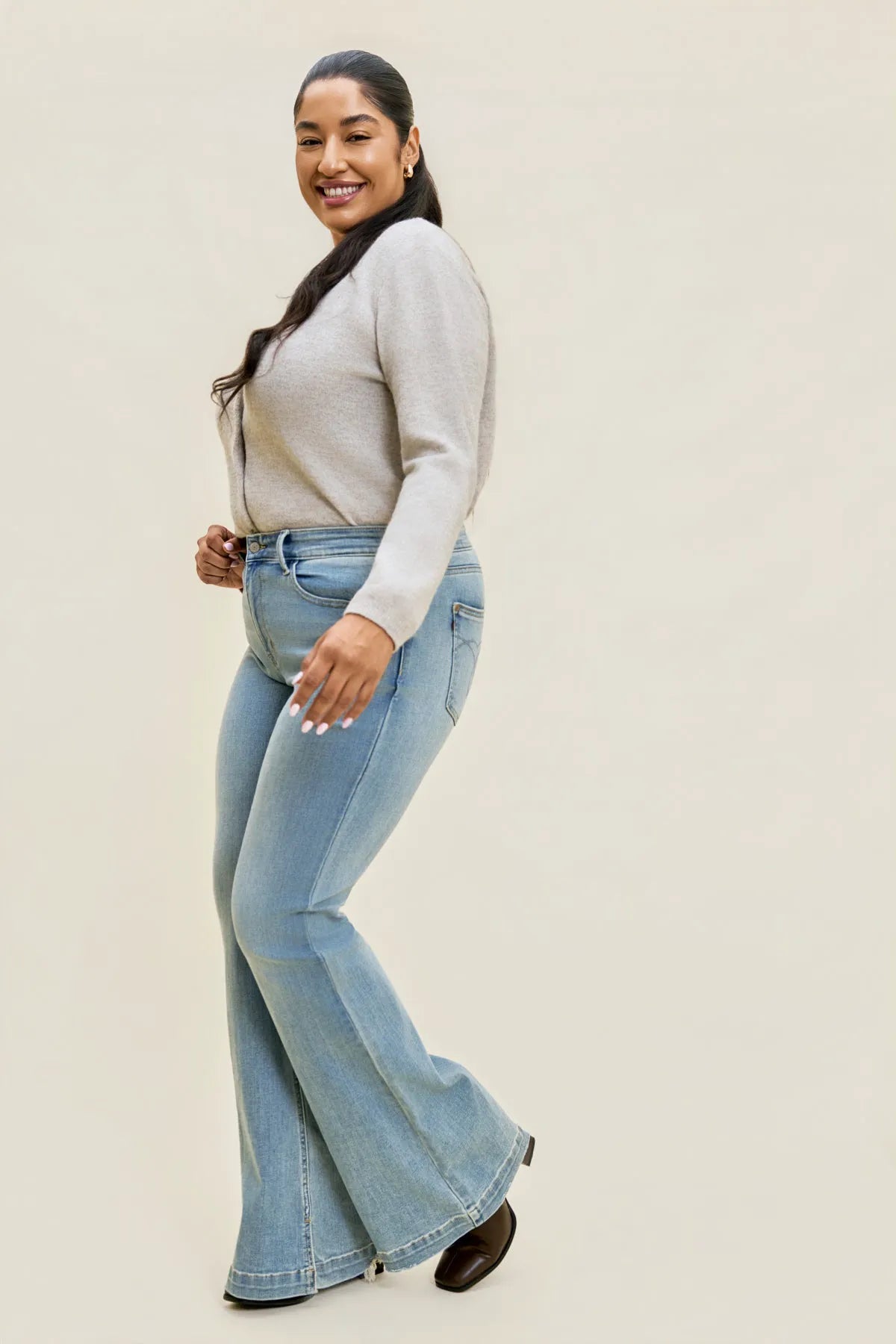 Multi Inseam Charlotte Flare (Long Inseam) - PLUS