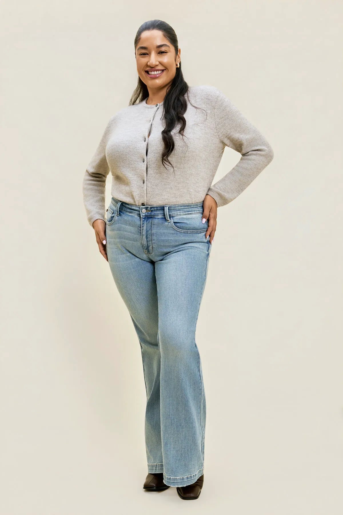 Multi Inseam Charlotte Flare (Long Inseam) - PLUS