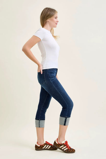 Melanie Double Waist Band Capri