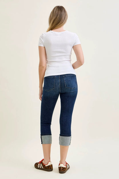 Melanie Double Waist Band Capri
