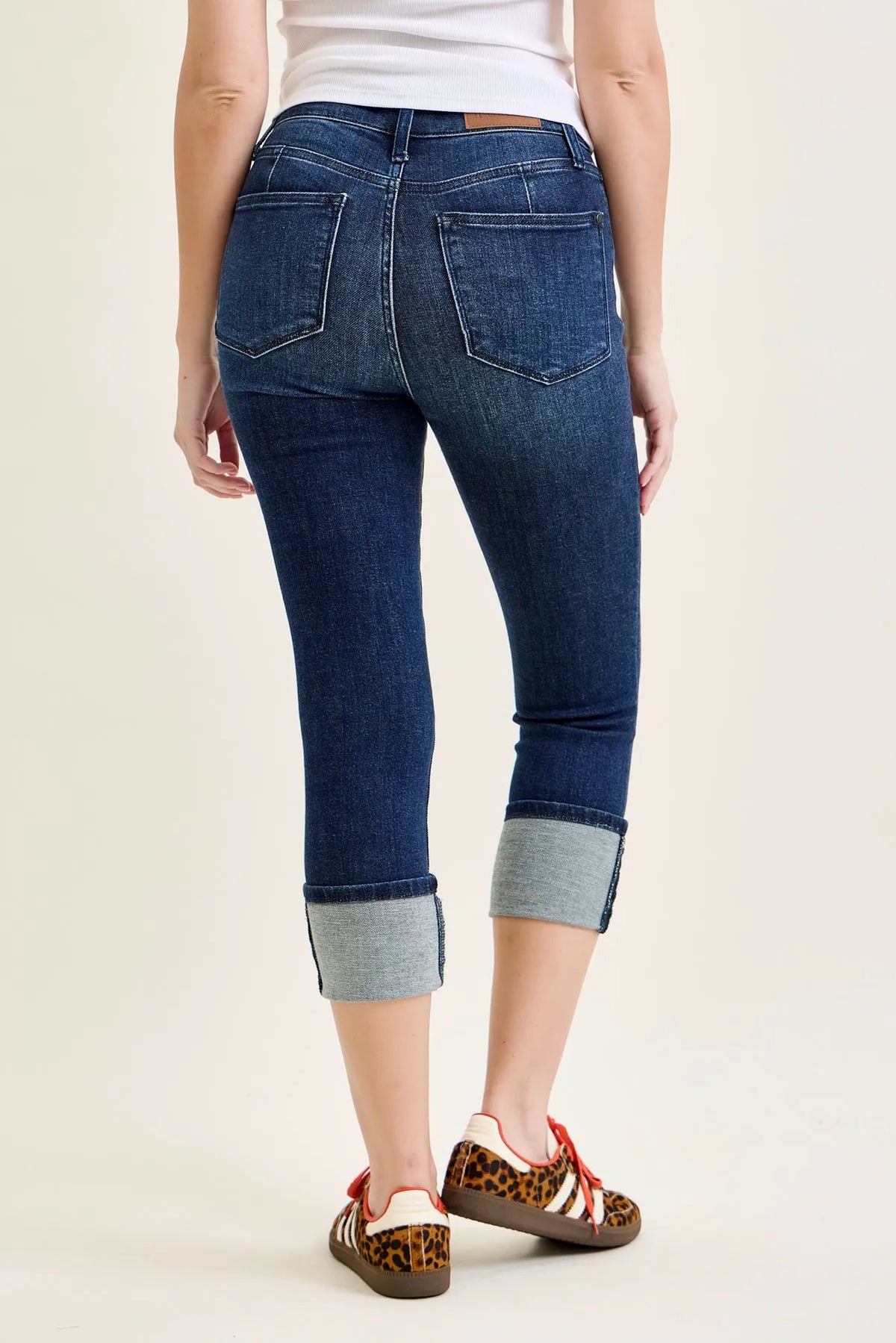 Melanie Double Waist Band Capri