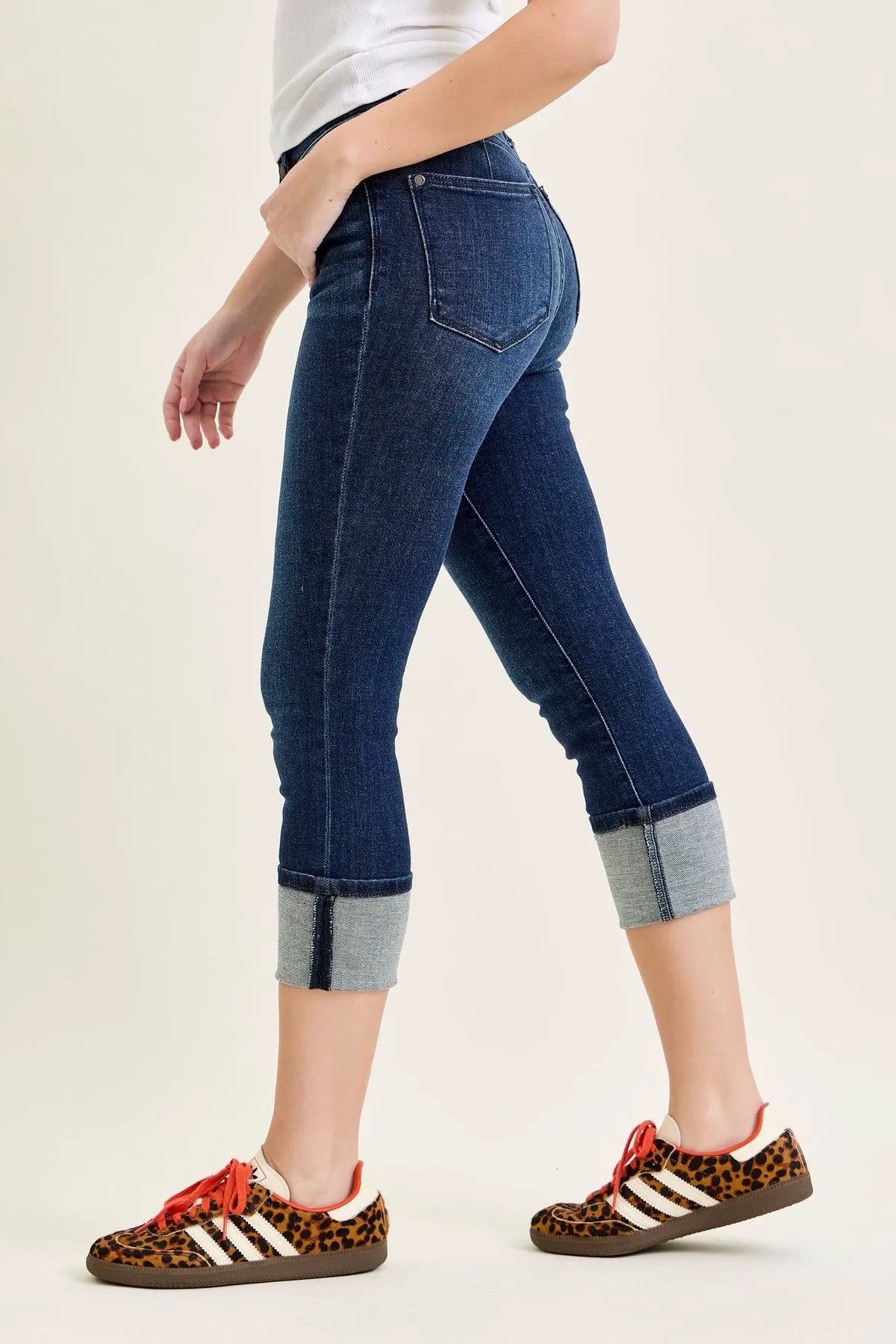 Melanie Double Waist Band Capri