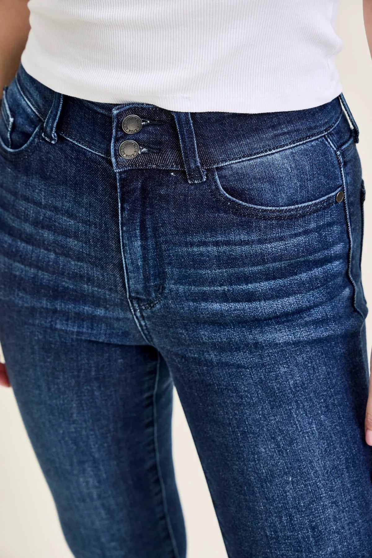 Melanie Double Waist Band Capri