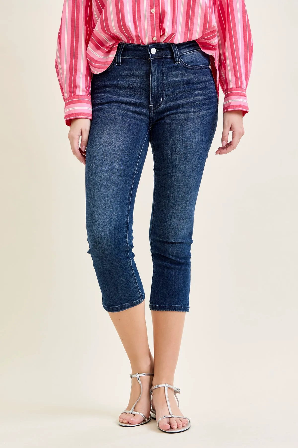 Melanie Sleek & Chic Side-Slit Capris