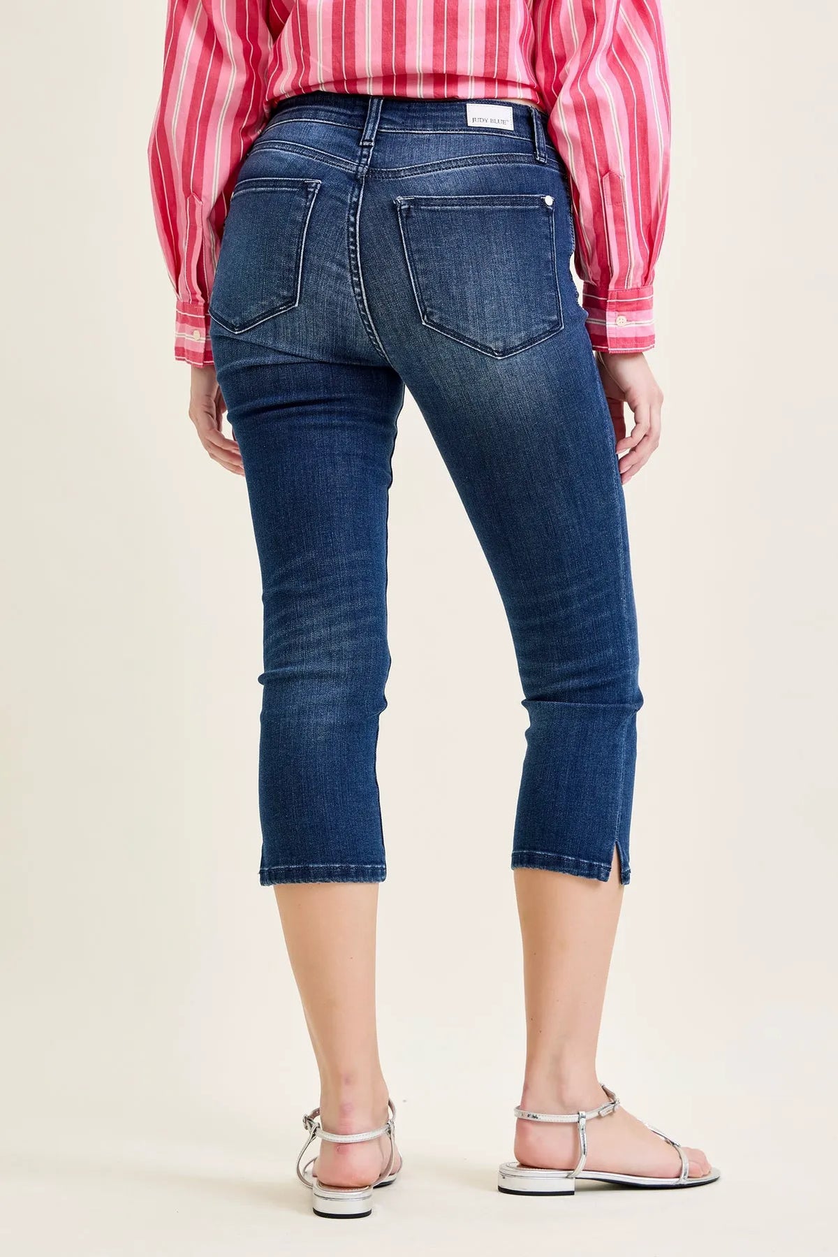 Melanie Sleek & Chic Side-Slit Capris