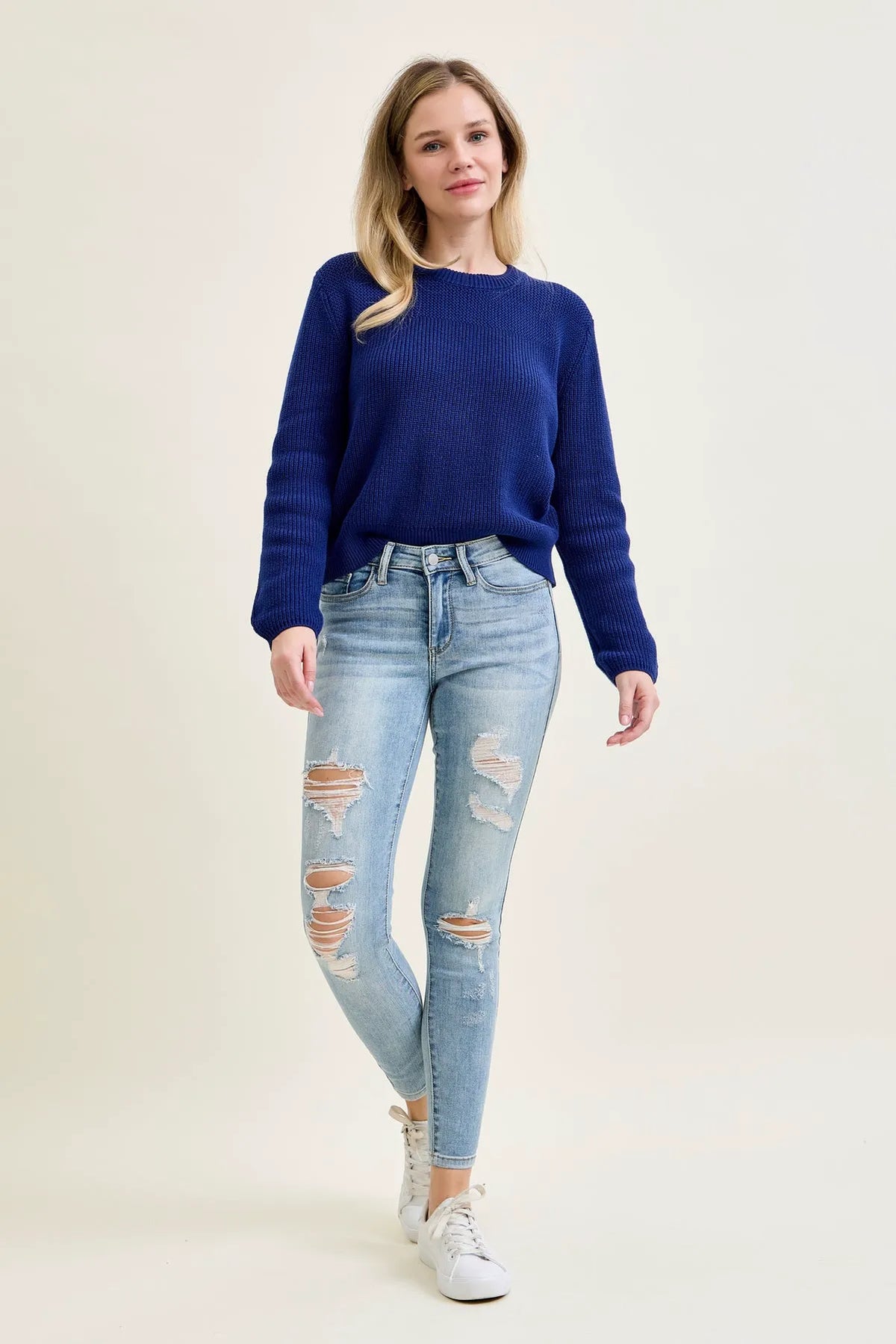 Sienna Distressed Skinny Jeans
