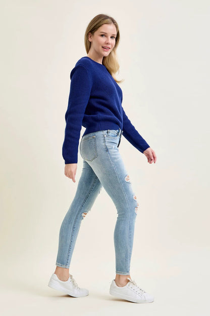 Sienna Distressed Skinny Jeans