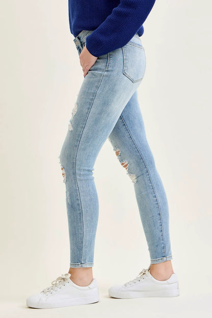 Sienna Distressed Skinny Jeans