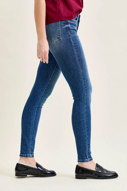 Sienna Classic Button Fly Skinny Jeans