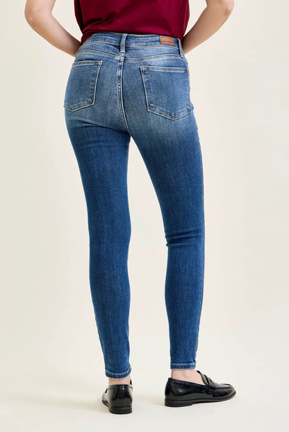 Sienna Classic Button Fly Skinny Jeans