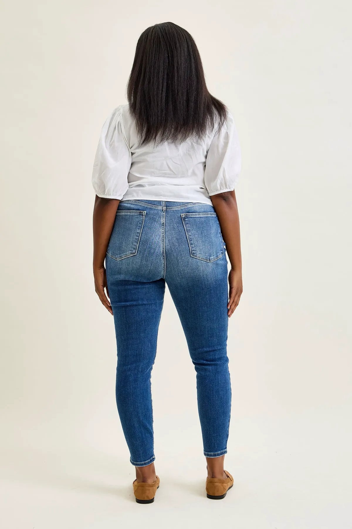 Sienna Classic Button Fly Skinny Jeans - PLUS