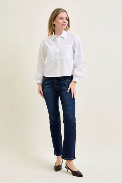 Daisy Whiskered Bootcut Jeans (29" Inseam)
