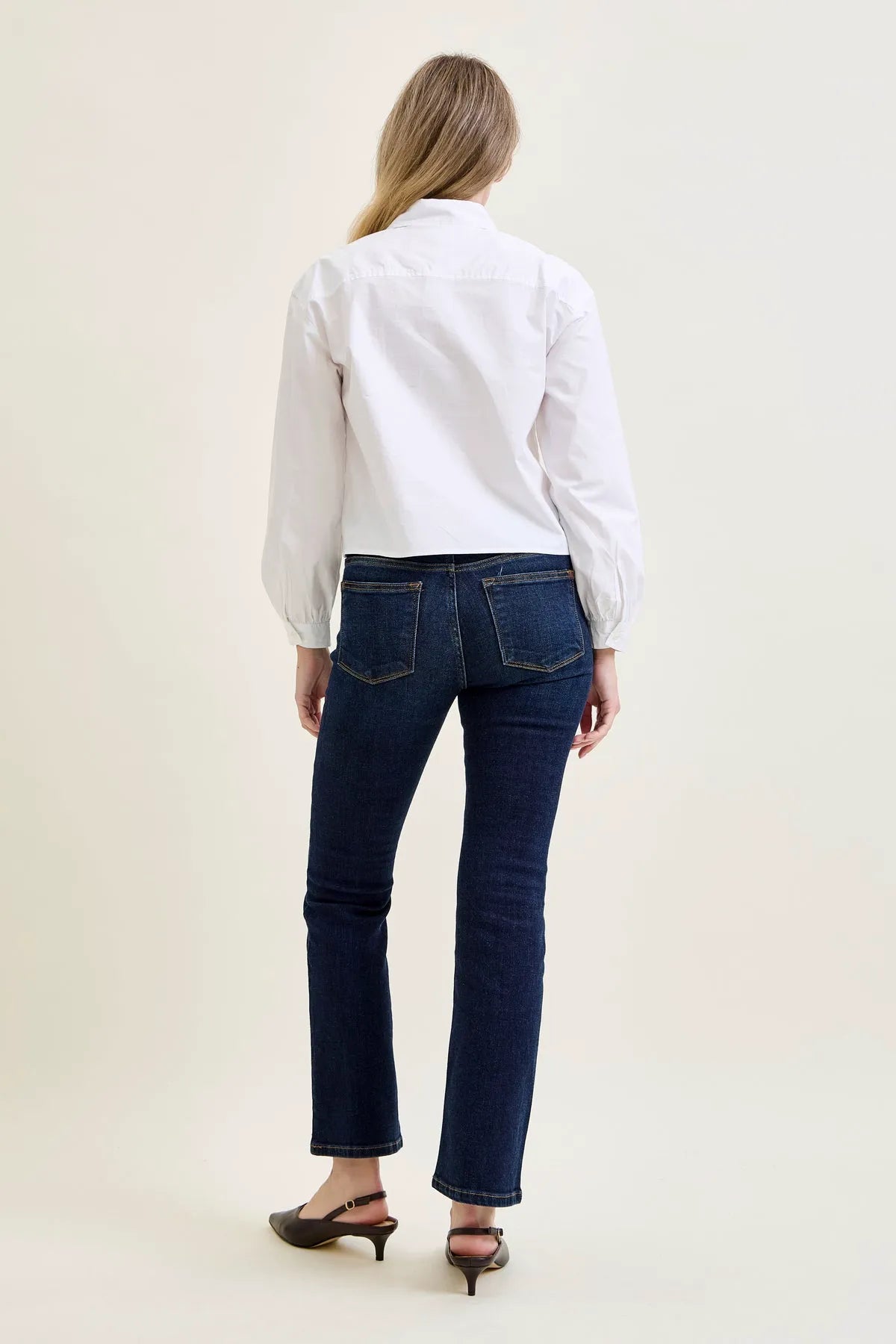 Daisy Whiskered Bootcut Jeans (29" Inseam)