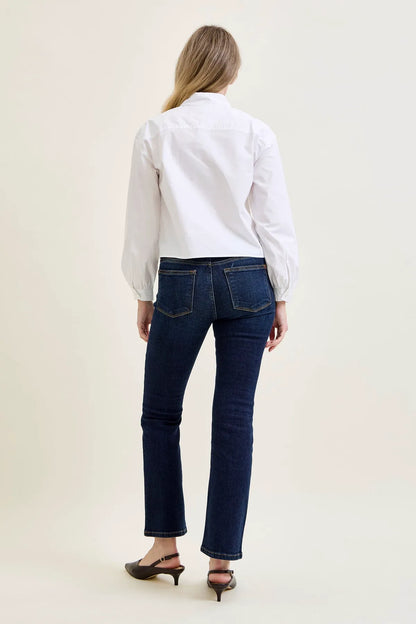 Daisy Whiskered Bootcut Jeans (29" Inseam)