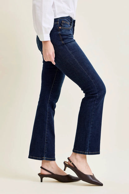 Daisy Whiskered Bootcut Jeans (29" Inseam)