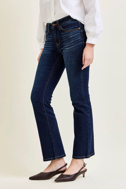Daisy Whiskered Bootcut Jeans (29" Inseam)