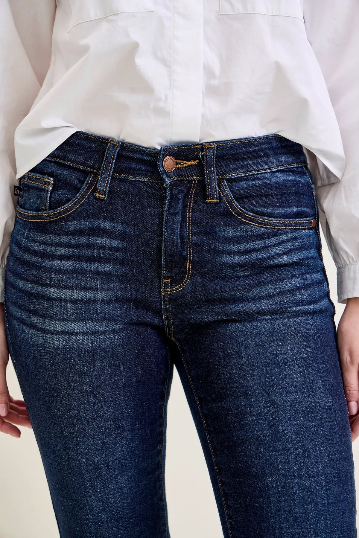 Daisy Whiskered Bootcut Jeans (29" Inseam)