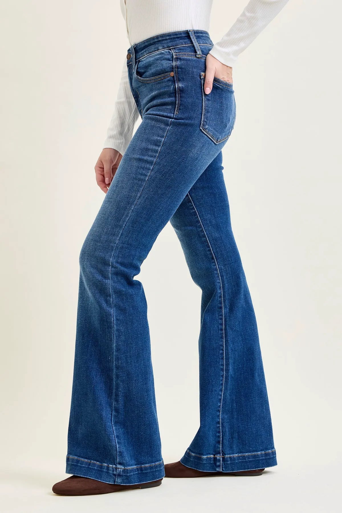 Charlotte Wide Hem Flare Jeans