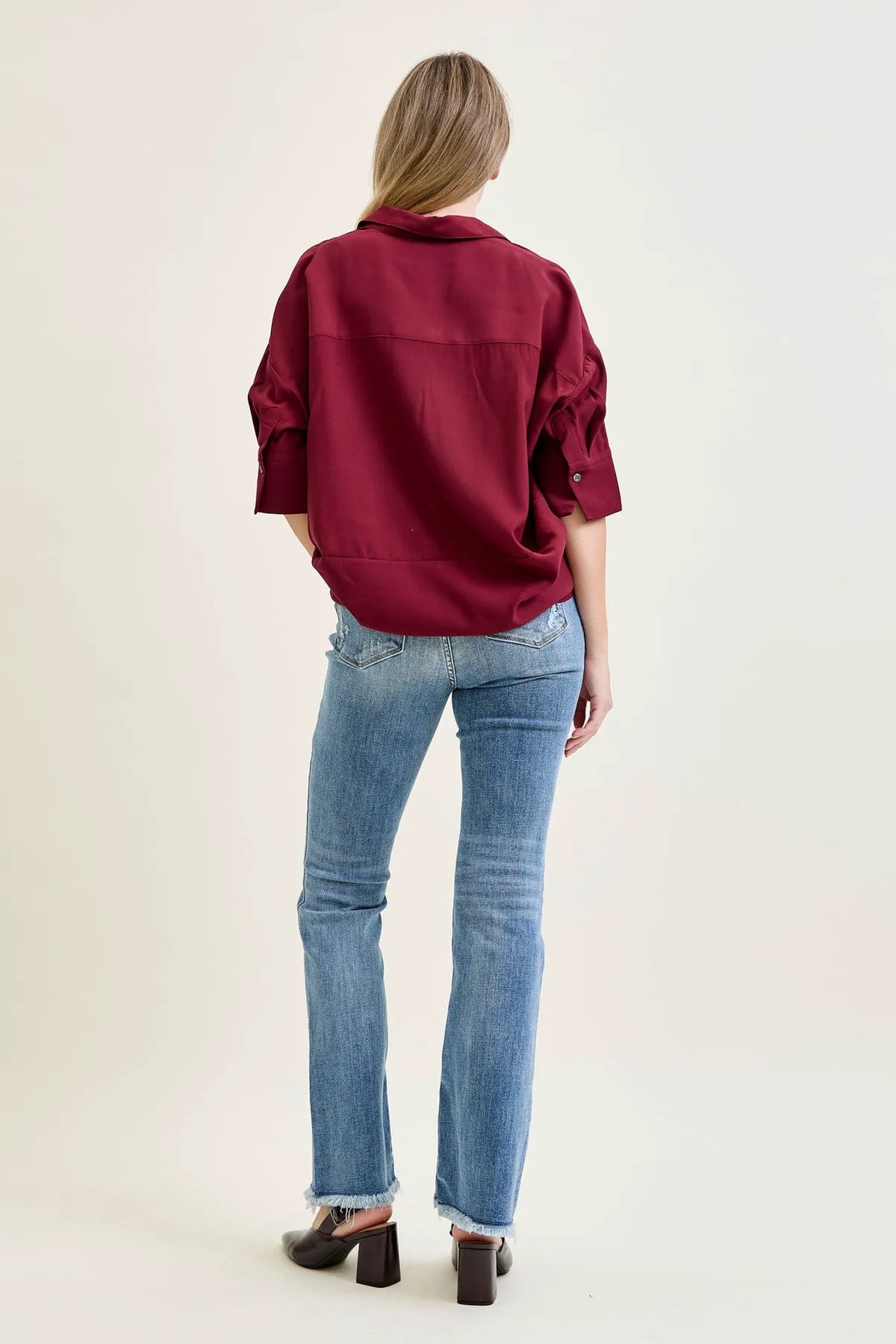 Daisy Bootcut with Fray Hem