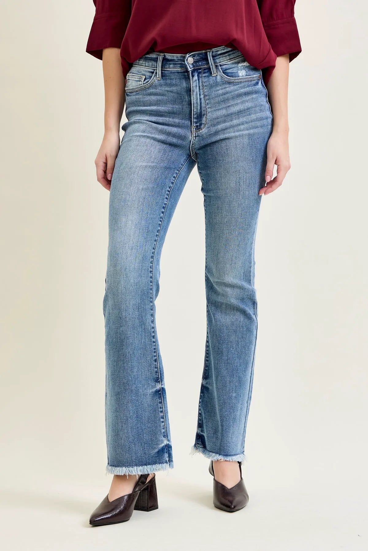 Daisy Bootcut with Fray Hem