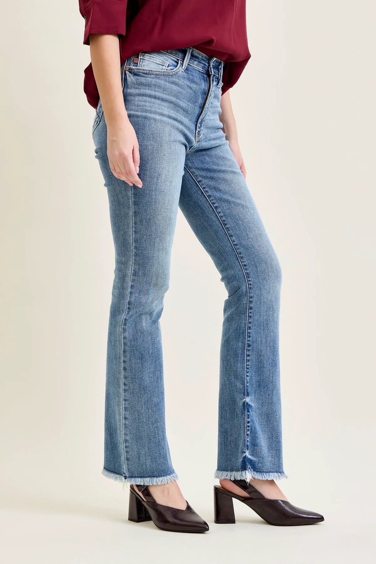 Daisy Bootcut with Fray Hem