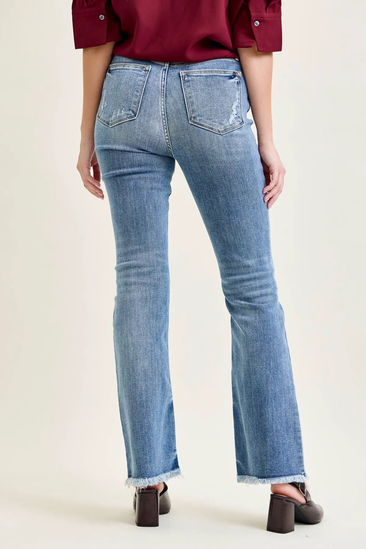 Daisy Bootcut with Fray Hem