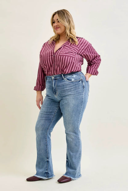 Daisy Bootcut with Fray Hem - PLUS