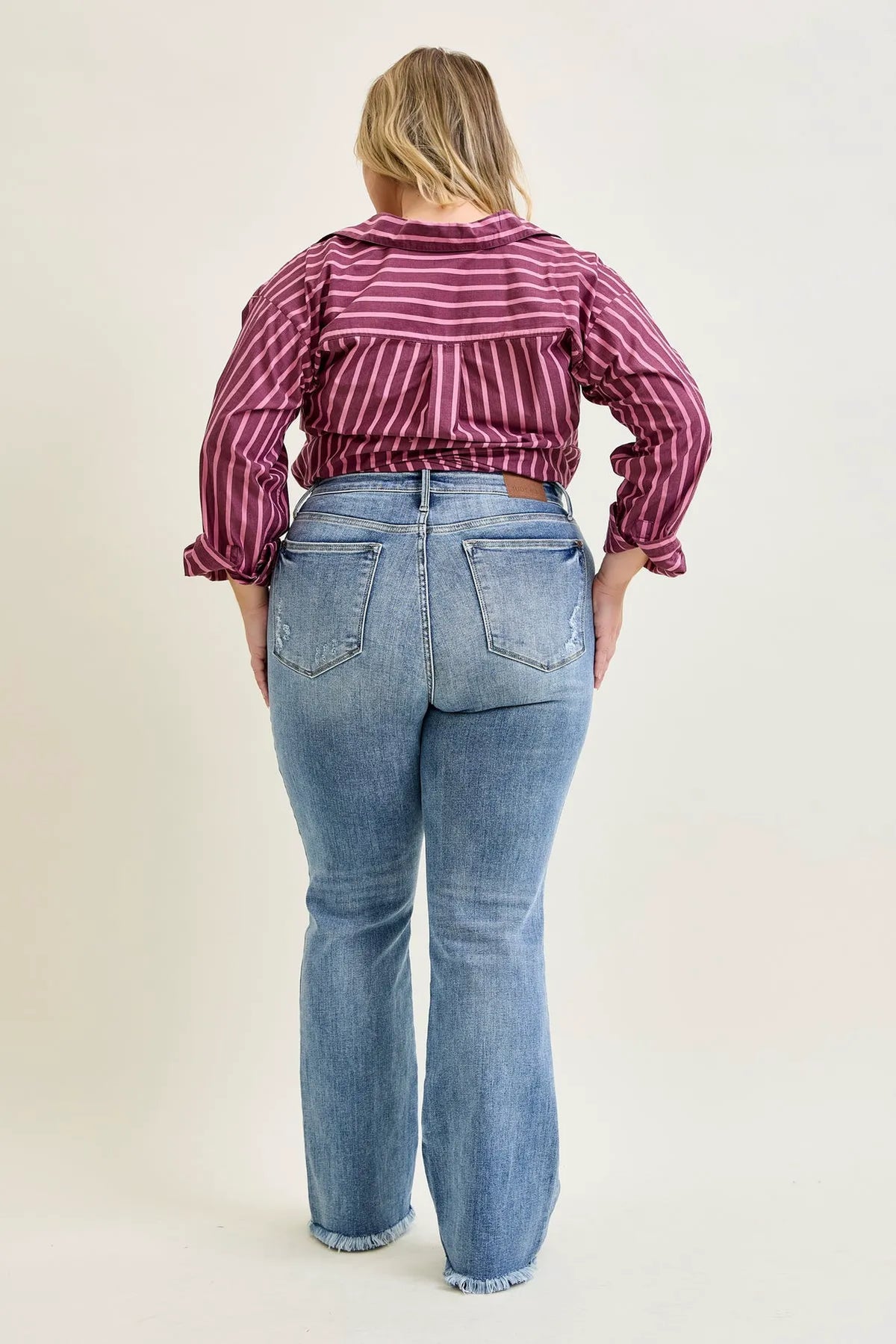 Daisy Bootcut with Fray Hem - PLUS