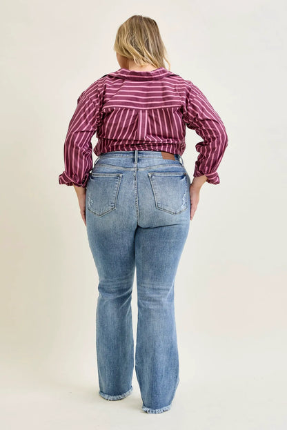 Daisy Bootcut with Fray Hem - PLUS