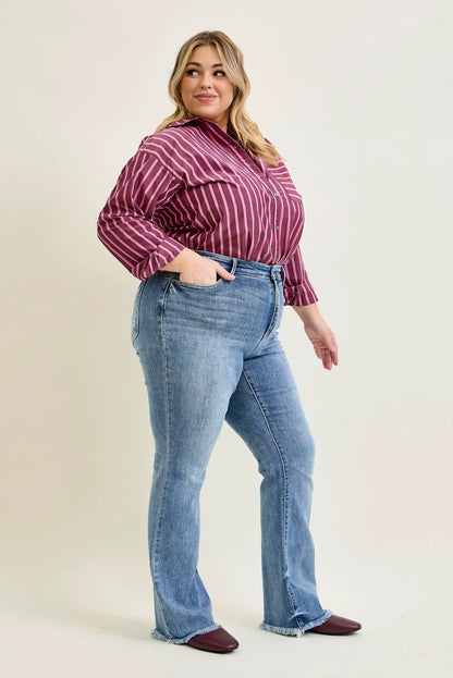 Daisy Bootcut with Fray Hem - PLUS